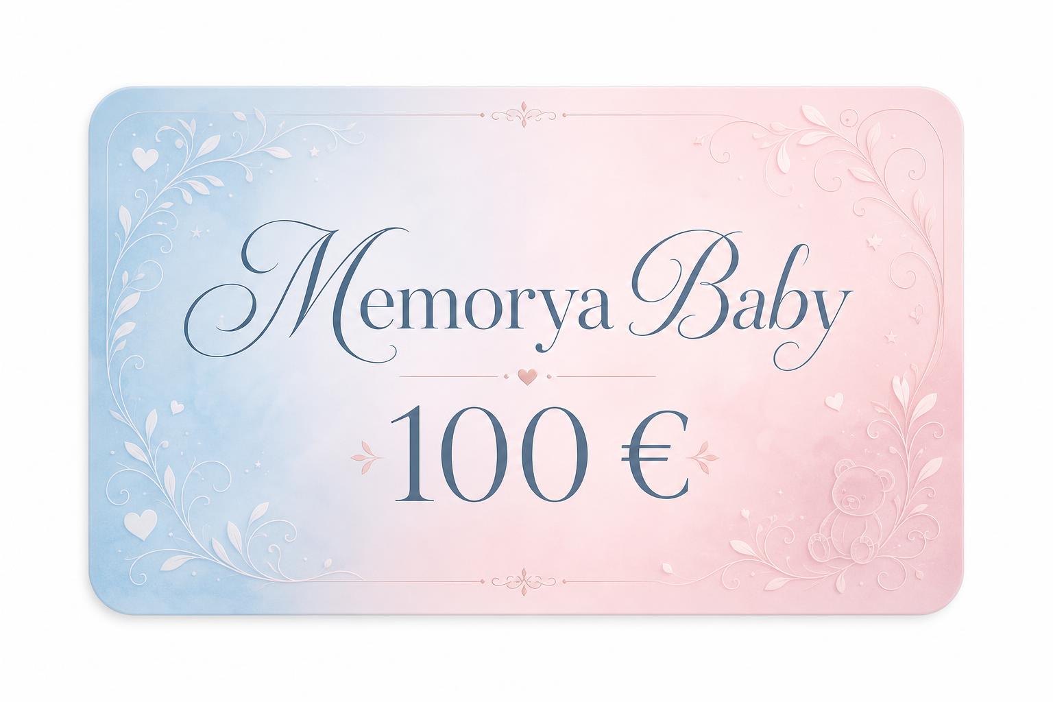 Carte cadeau Memorya Baby 100 €